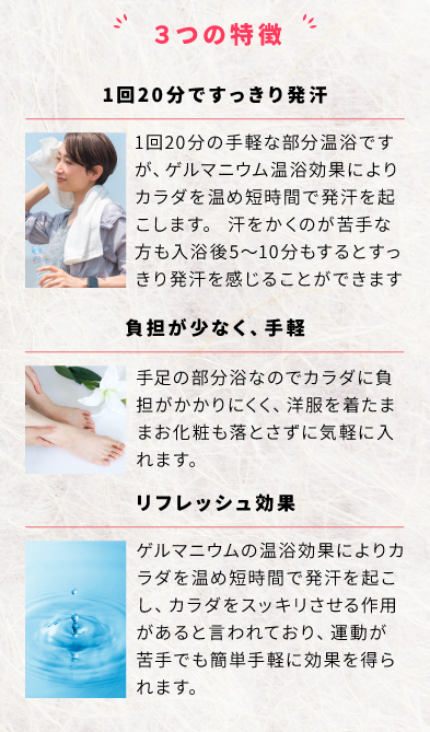 ゲルマ温浴とは?