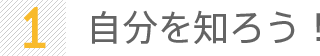 自分を知ろう！