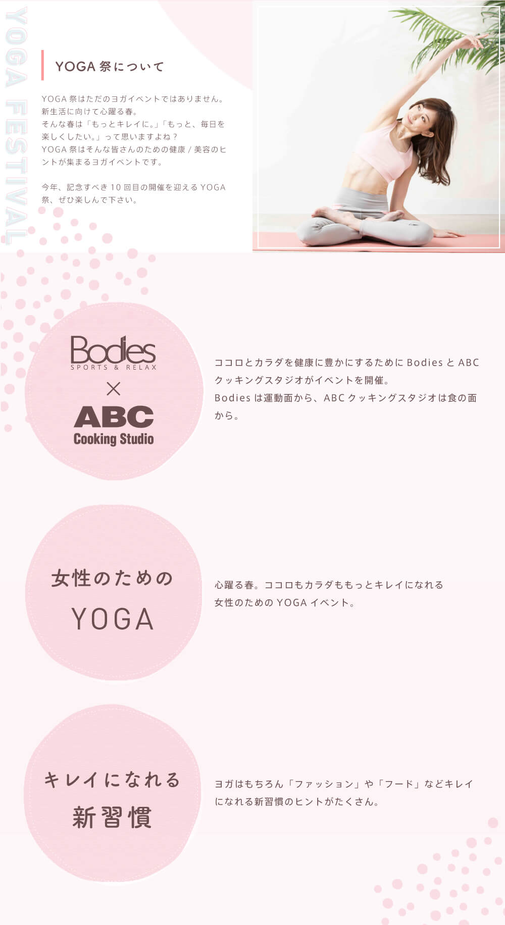 YOGA祭の魅力
