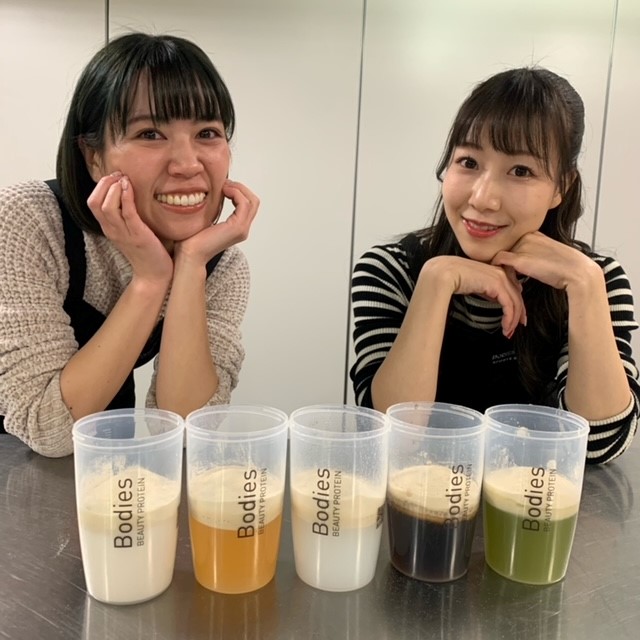 NEWフレーバー　BEAUTY　PROTEINバナナを色んな飲み物で割ってみた♪