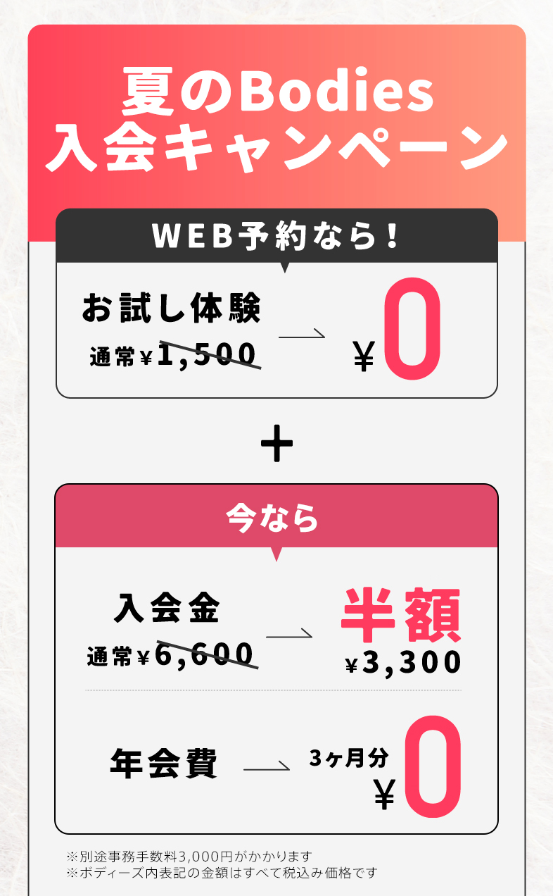 今月の入会特典